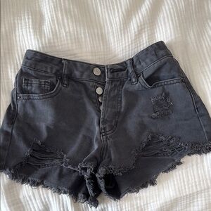 PacSun Black Jean Shorts